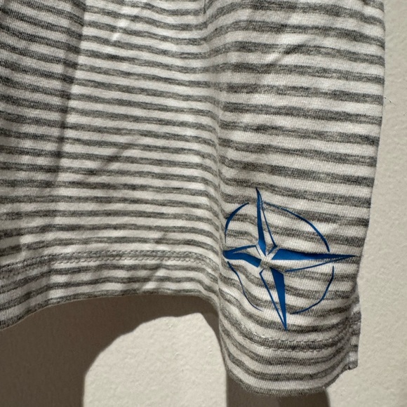 B Draddy USA Golf Striped Polo Stretch Cotton Mens XXL - Picture 6 of 6